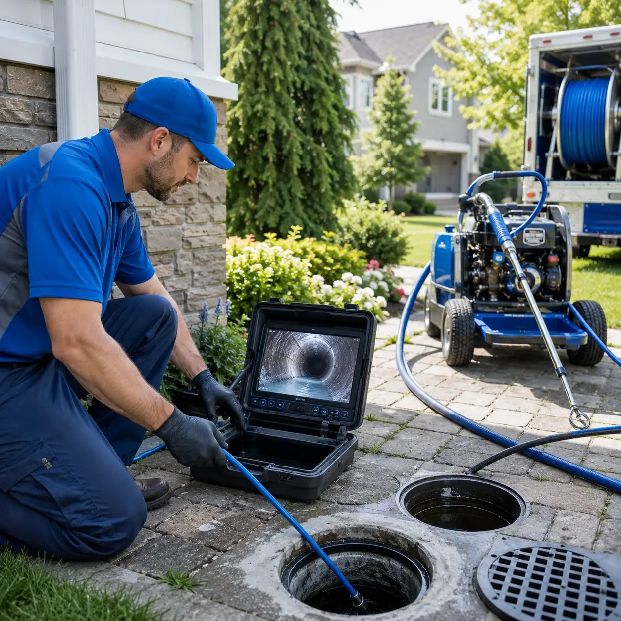 Outdoor drain cleaning professionals serving Amsterdam, NY